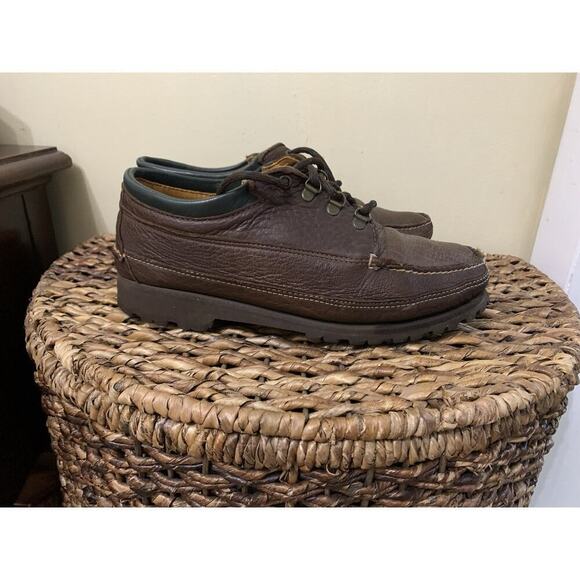 HS Trask Genuine Handsew Made In Indonesia Moccasin Men’s Brown Shoes main image 8